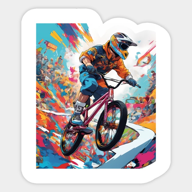 Cycling Race Sticker by animegirlnft